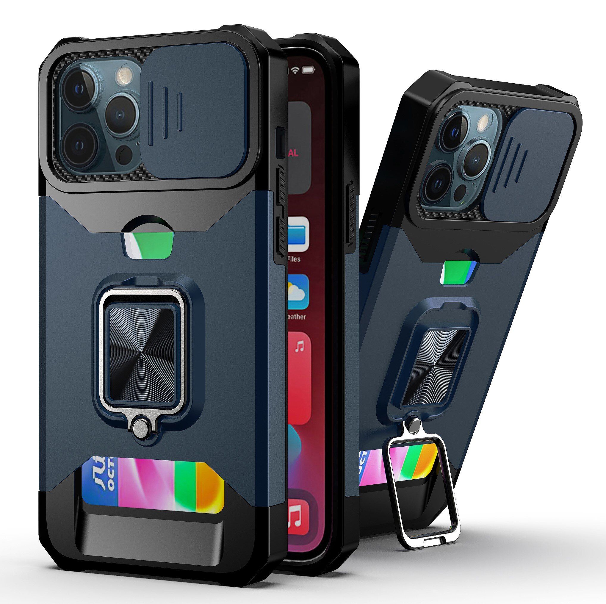 Phone Case For Samsung Galaxy A12 4G 5G M12 Nacho A32 A42 A52 A72 A03S A02S A82 F12 Card Package Push Window Ring Bracket Cover