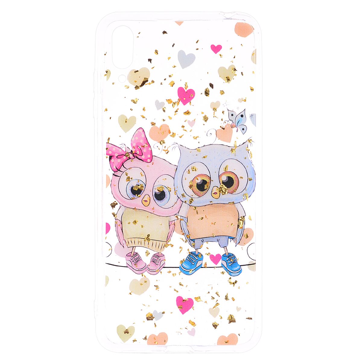For HUAWEI Enjoy 9/Y7 2019/Y7 pro 2019/Y7 prime 2019 Fashion Color Painted Epoxy old Foil PU Anti-scratch Non-slip Protective Cover Back Case