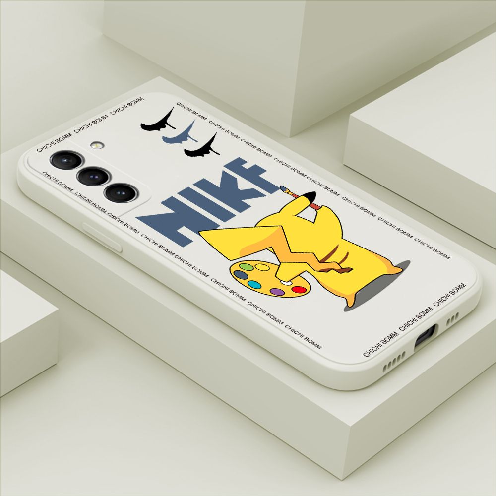 Hontinga for Samsung S21 Plus 5G Case Fashion Cartoon Animals Phone Case Phone Case Soft Square Edge Silicone Cases Full Lens Cover Shockproof Protection Cover