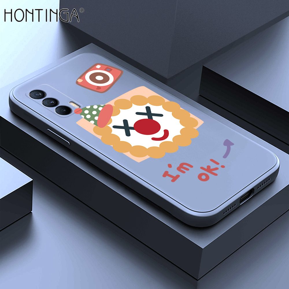 Hontinga for Realme V15 5G Case New Cartoon Joker Phone Case Phone Case Soft Square Edge Silicone Cases Full Lens Cover Shockproof Protection Cover
