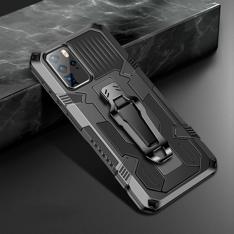 For Huawei P40 Pro New Mechanical Armor Series Fully Upgraded Protective Cover Compatible with Magnetic Car