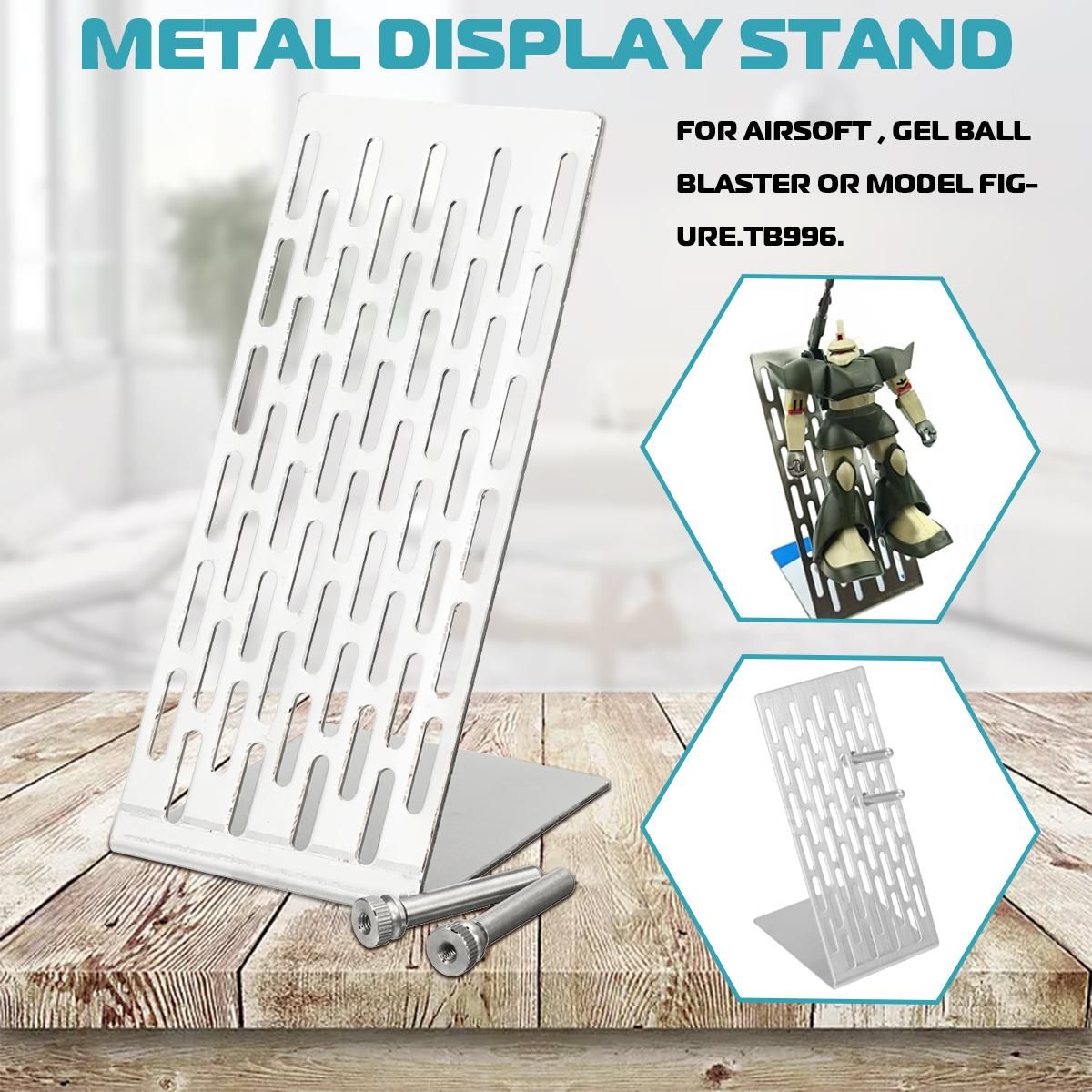 Metal Display Stand for Airsoft , for Gel Ball Blaster or for Model Figure TB996