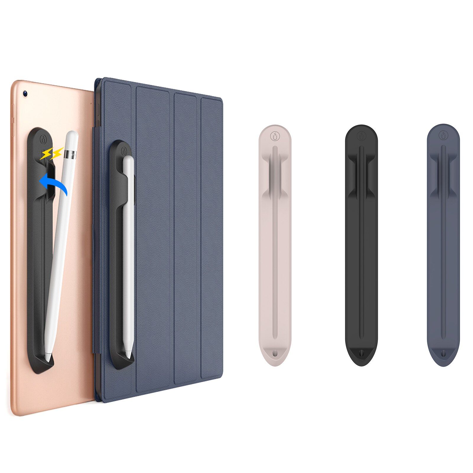 For Ipad Pencil Silicone Pen Holder Magnetic Attachment For IPad10 Pencil 1 2 Gen Pencil Slot Drop Shipping Wholesale