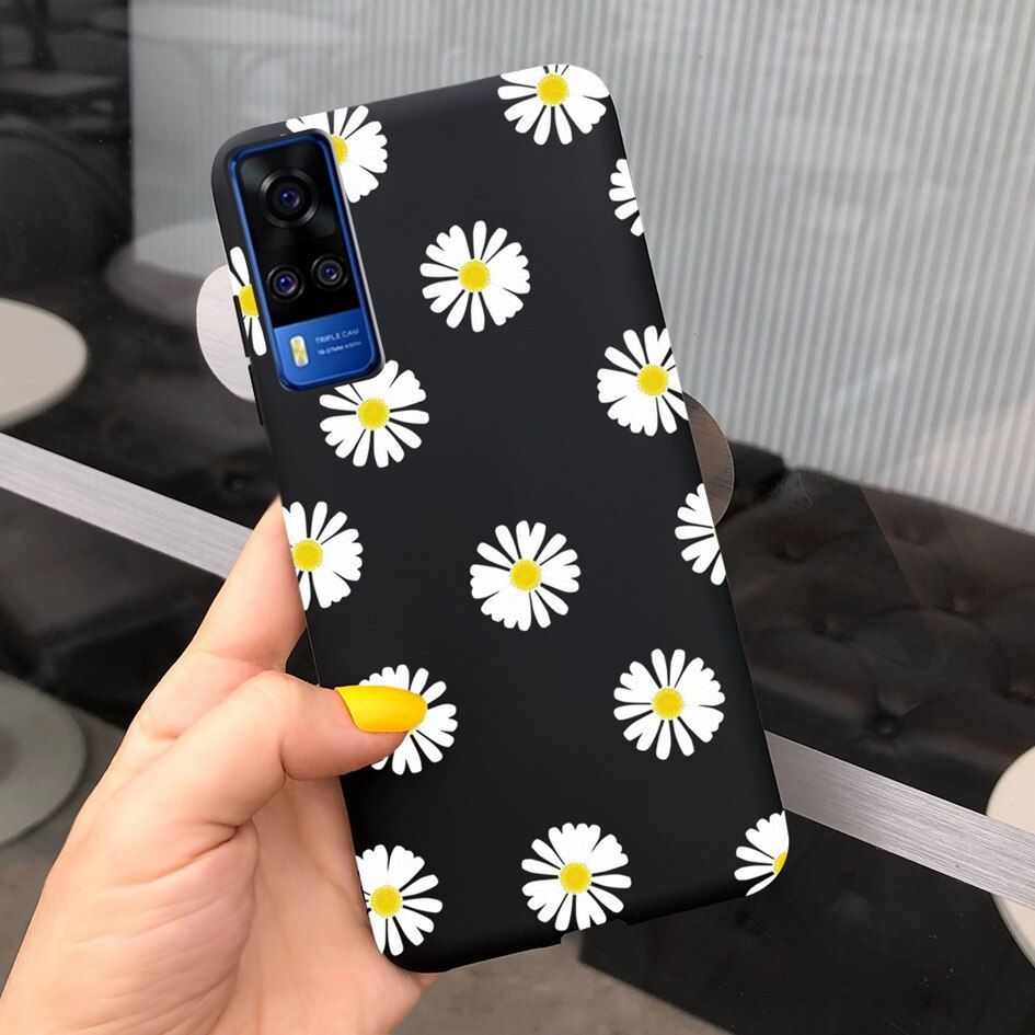 For Vivo Y31 2021 Case Silicone Phone Cover For Vivo Y51 2020 December V2030 Y51A Soft Fundas For VivoY31 V2036 Love Heart Coque