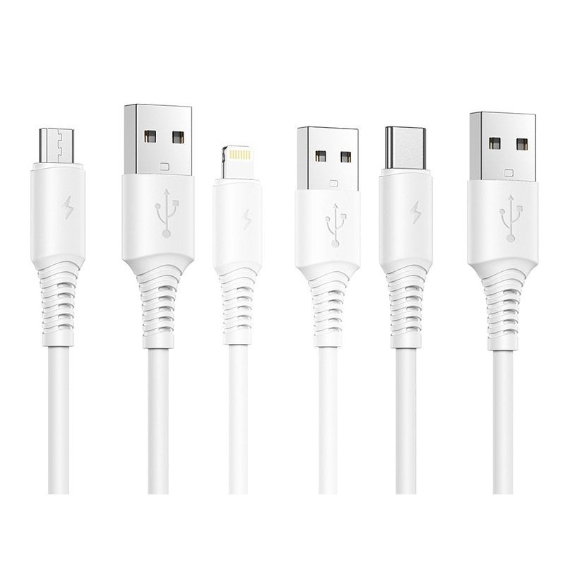 BOROFONE BX47 Charging Cable Micro USB Interface Type-C Interface Lightning Interface PVC