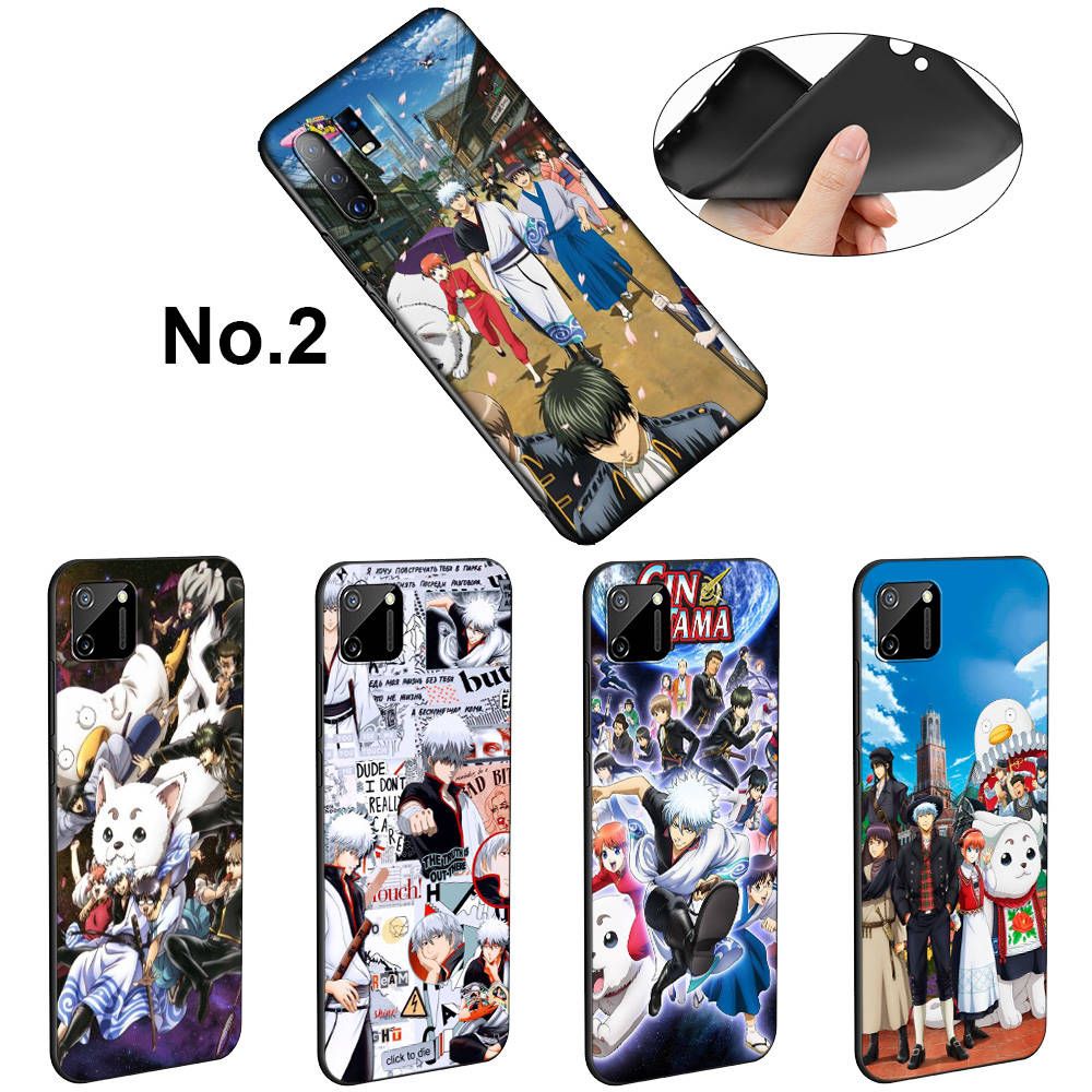 Realme C3 C11 C12 C2 C15 C17 C20 C21 8 7i 7 6i 6 5 5i 5s Narzo 30A 20 Pro Soft Case 60MB Gintama Cartoon Soft Silicone Cover Phone Case