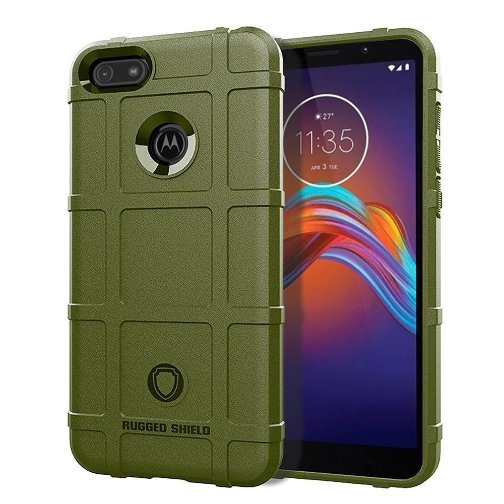 For Motorola Moto E6 Play Soft TPU Heavy Duty Rugged Shield Armor Tough Shockproof Protection Case Cover
