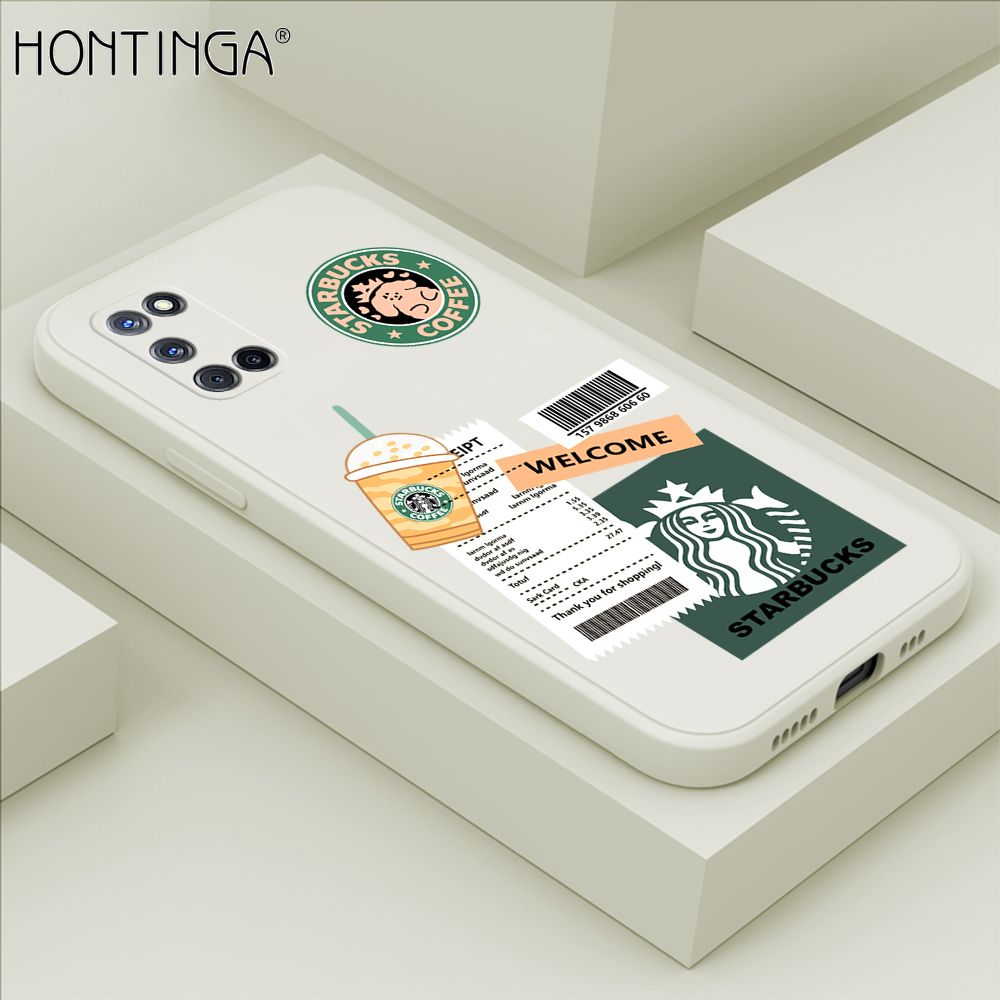 Hontinga for OPPO A52 A92 Case Cartoon Popularity Phone Case Soft Square Edge Silicone Cases Full Lens Cover Shockproof Protection Cover