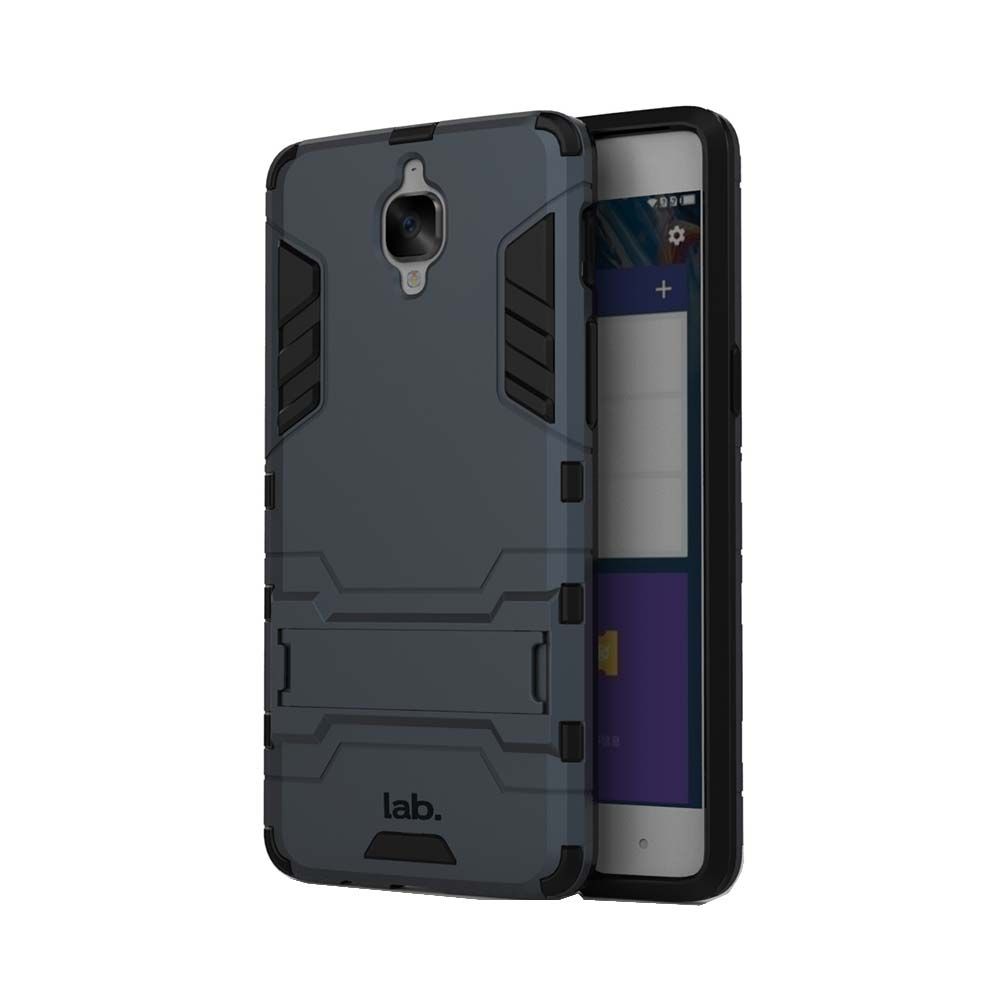 For OnePlus 3 (1+3) Shockproof Rubber Hybrid Armor Case Armor Kickstand Hybrid Hard Back Cover