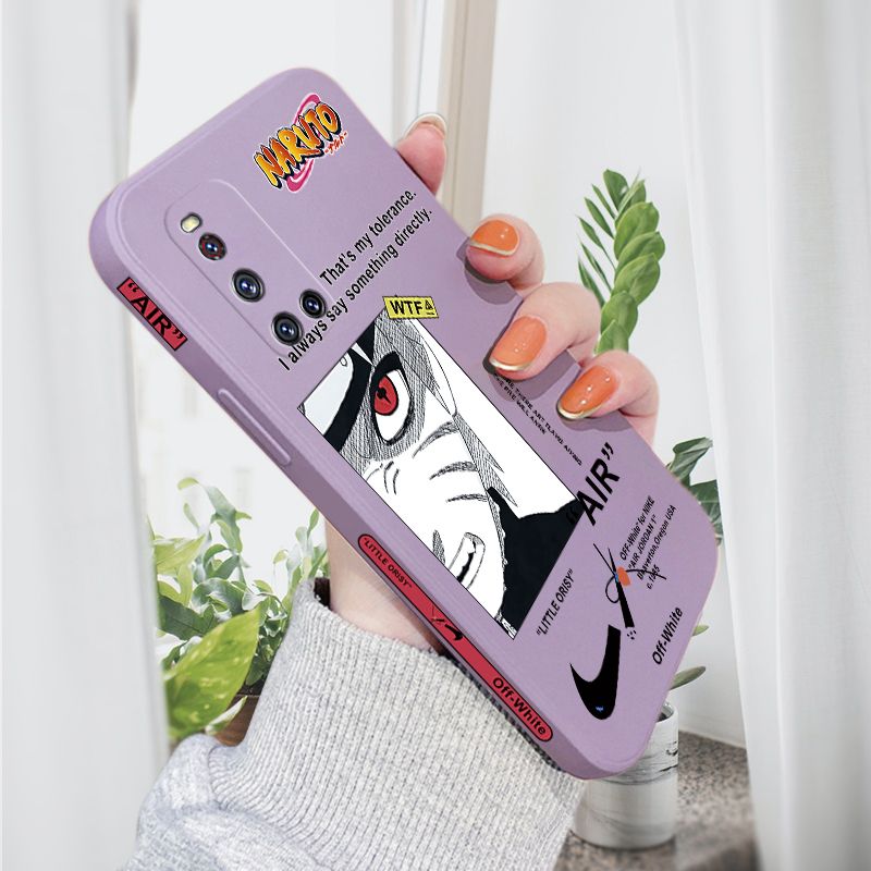 AMORVOR for Vivo V19 Back Cover Anime Uzumaki Naruto Side design Soft Case Liquid Silicone Phone Cases