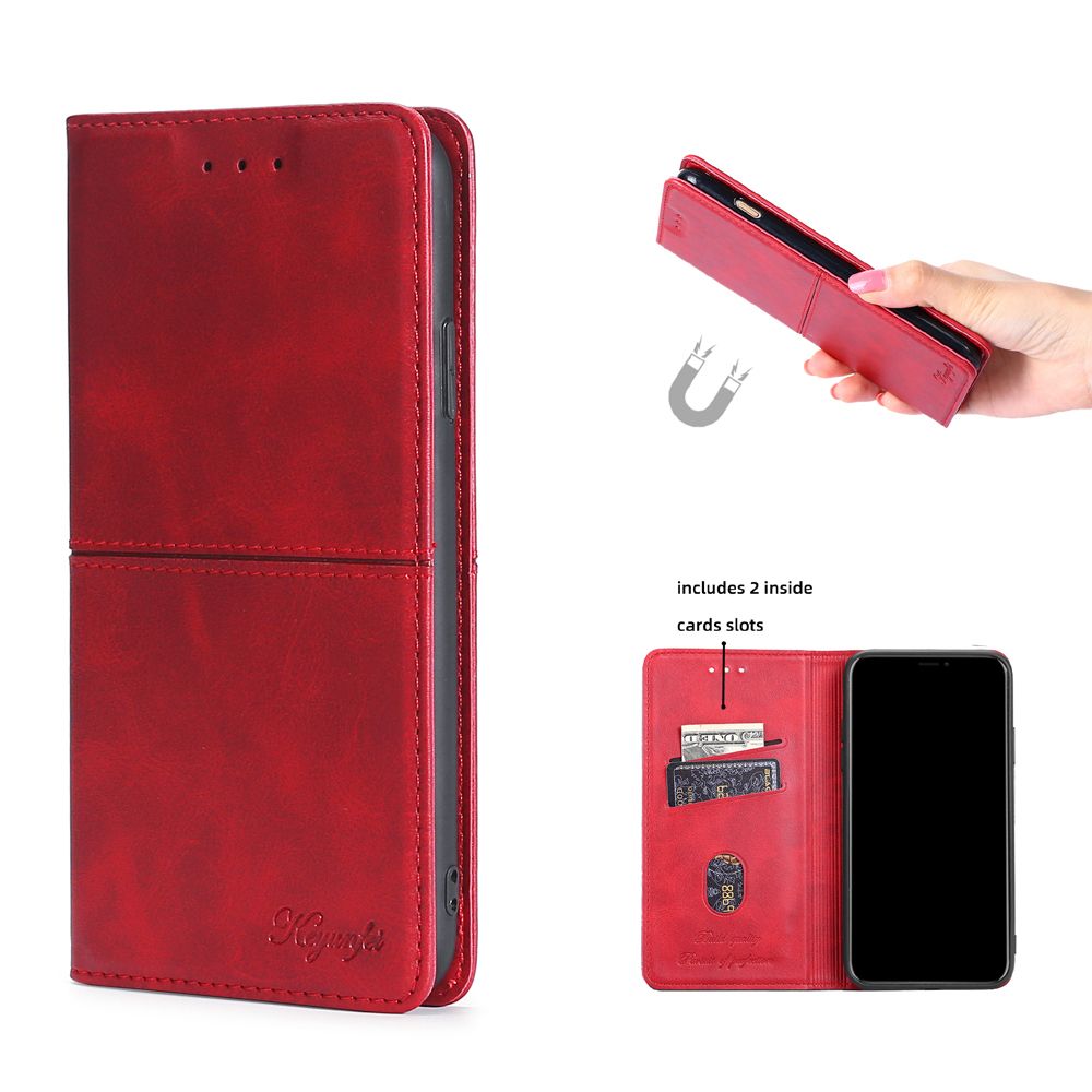 Case For Samsung Galaxy S10 plus casing Flip leather phone case luxury retro TPU back cover