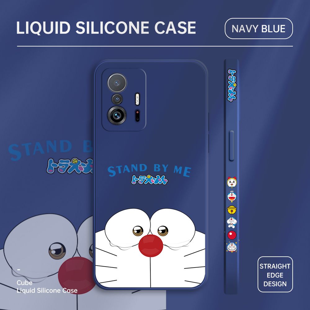 ZeroQiQi for Xiaomi 11T Case Cartoon Weeping Cat Phone Cover Soft Full Lens Protection Casing Ultra Thin Soft Liquid Silicone Phone Cases