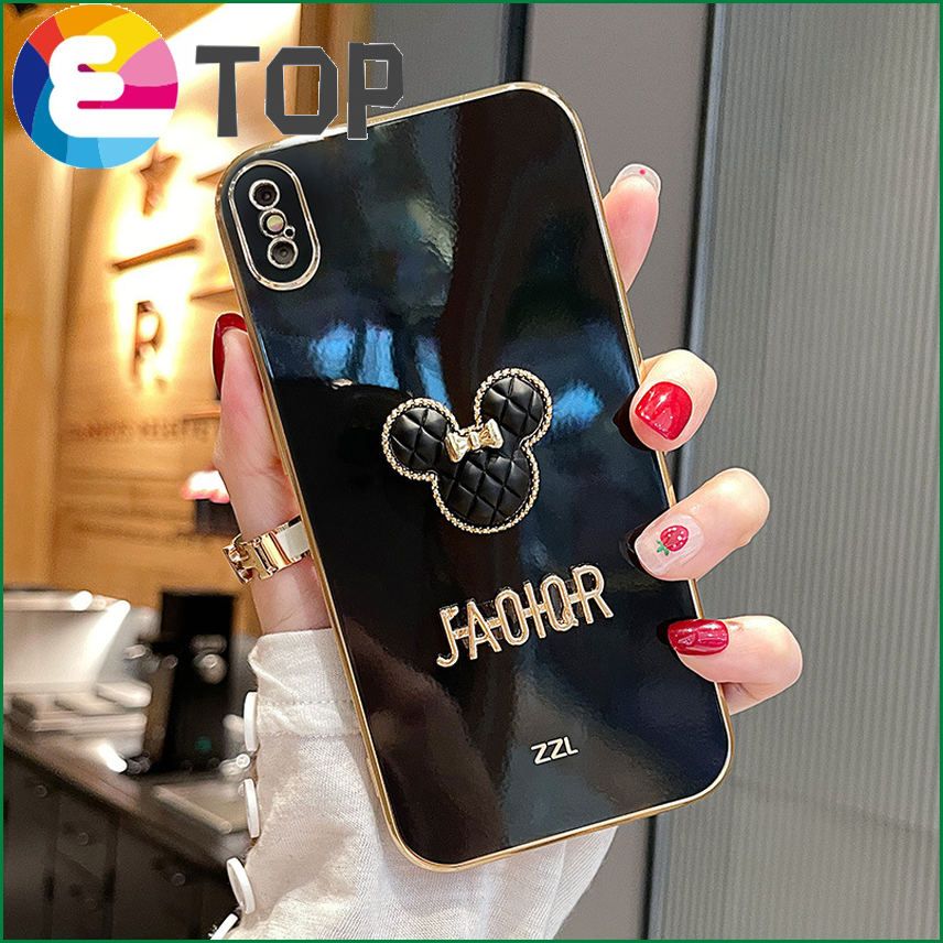 Applicable to for Apple xs mobile phone shell cartoon cute bear new for iphone7p all-inclusive lens xsmax