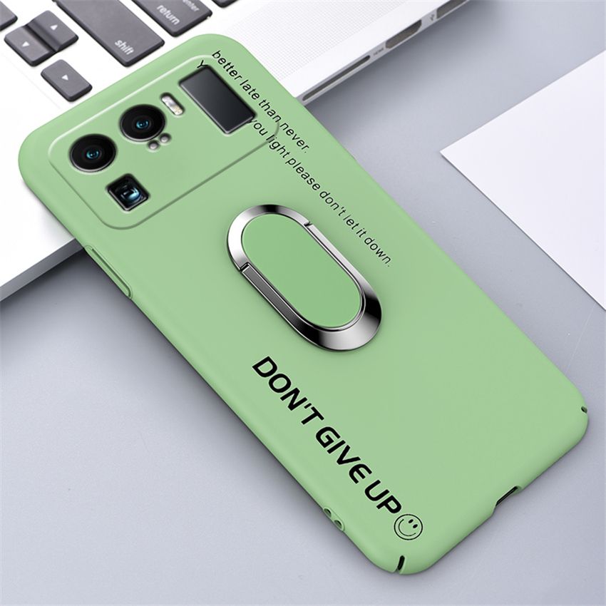 lthmy Ultra-thin Colorful Matte Hard PC Phone Case For Xiaomi Mi 11 Ultra Magnetic Stand Cute Frosted Cover