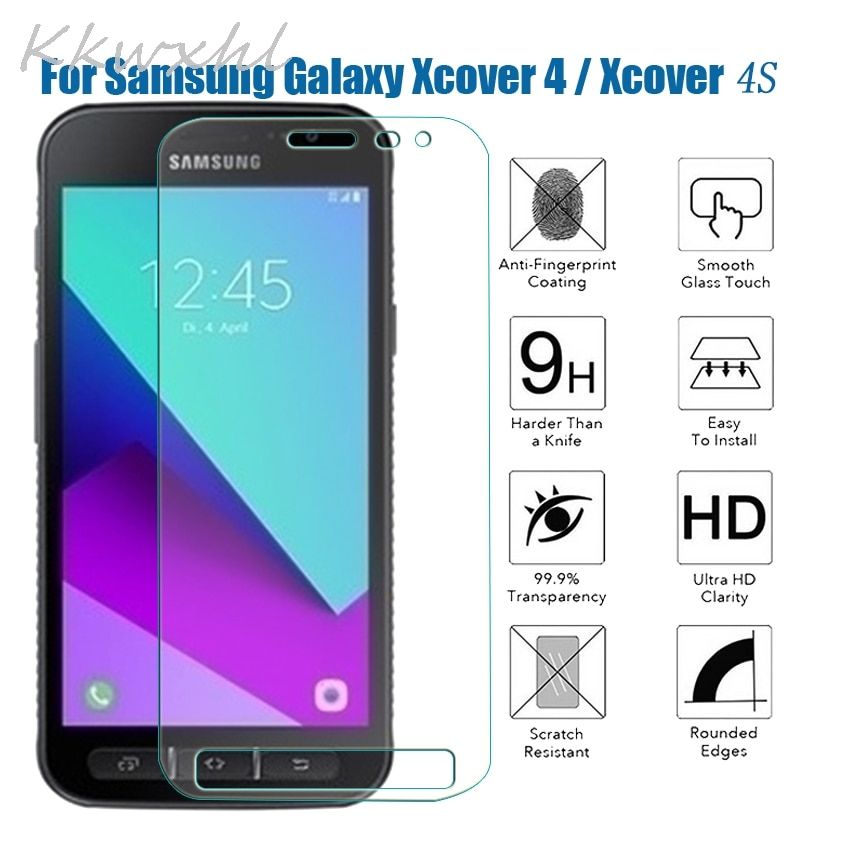 [Order message mobile phone model]Smartphone 9H Tempered Glass for Samsung XCover 4 / 4s GLASS Protective Film Screen Protector cover Mobile phone