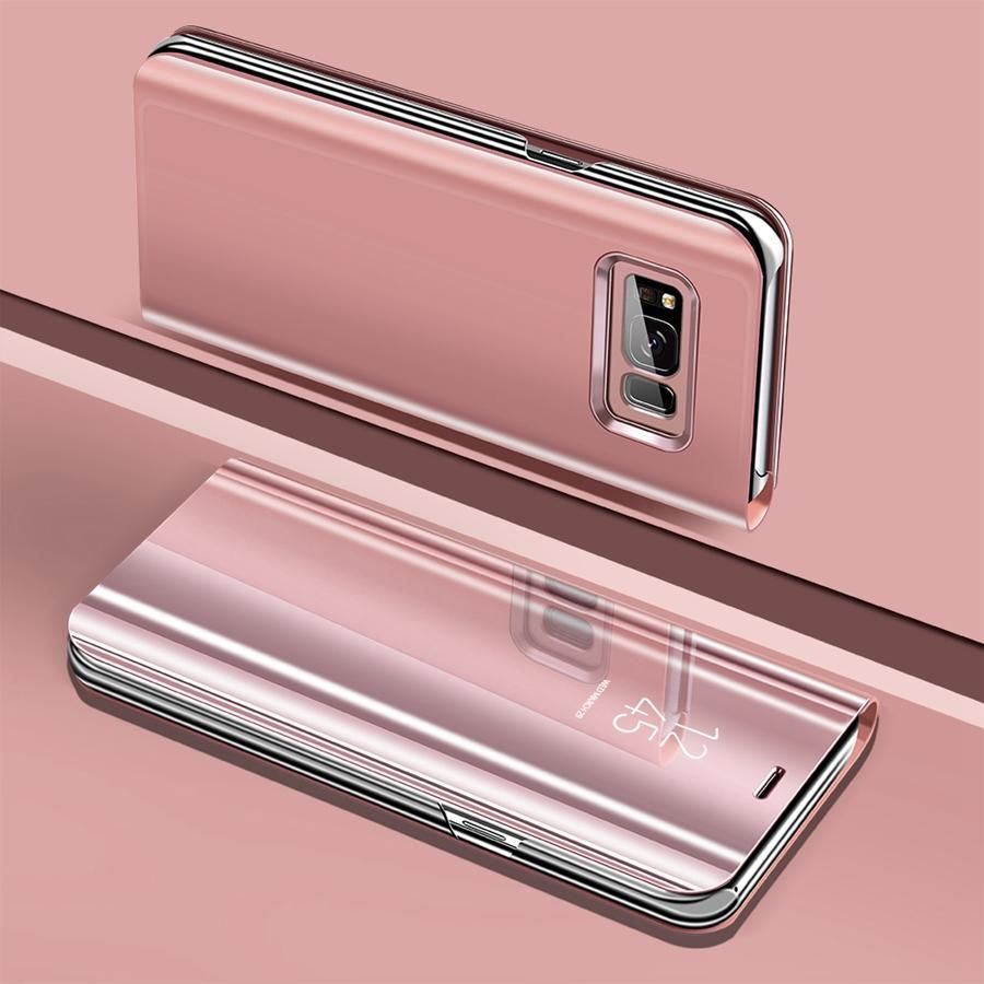 Smart Mirror Flip Phone Case For Samsung Galaxy J5 Prime / Samsung Galaxy On5 (2016) View PU Leather Stand Protective Cover