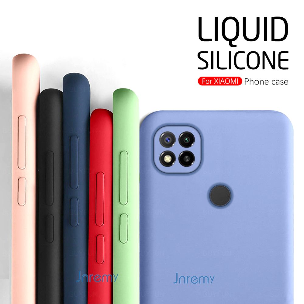 For Xiaomi Redmi 9C luxury silicon protect Back Cover soft case
