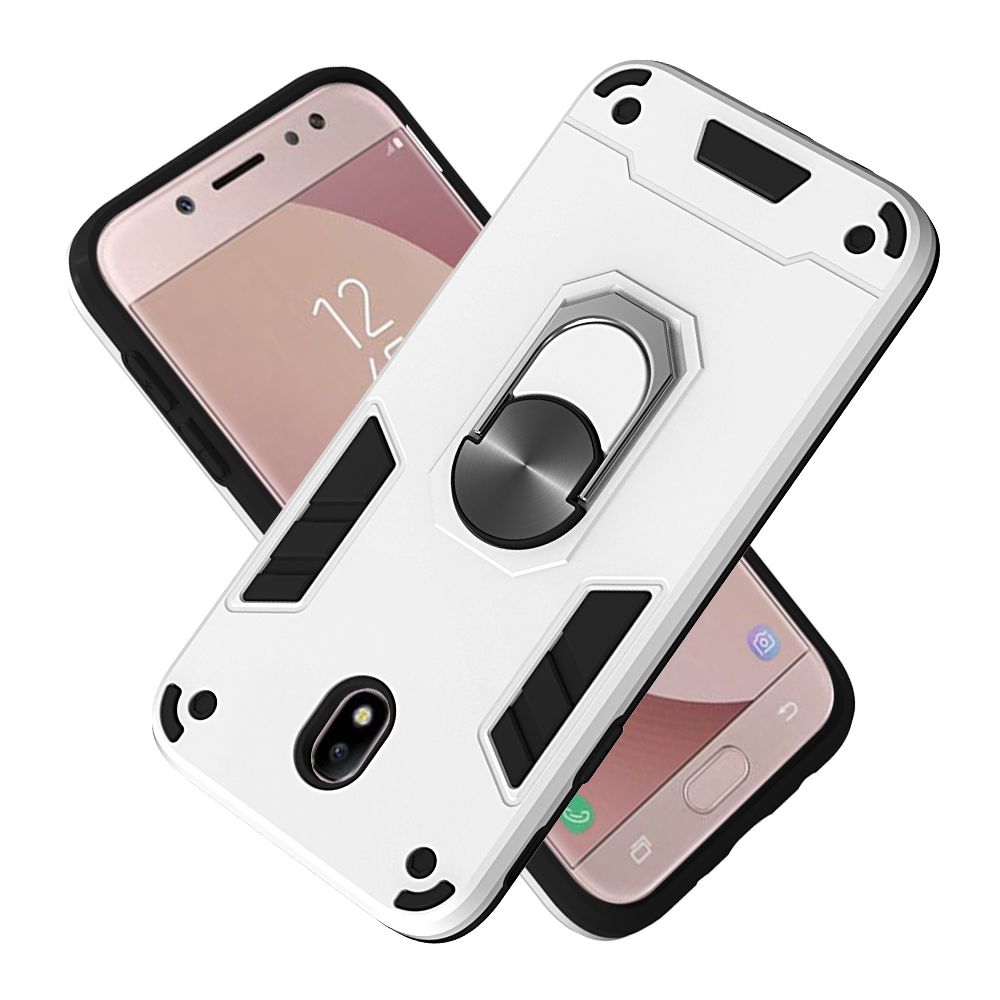 Phone Case For Samsung Galaxy J7 Pro J5 Pro, Armor Ring Phone Case Armor Man Magnetic Anti-Fall Soft car holder Shockproof protection Back Cases