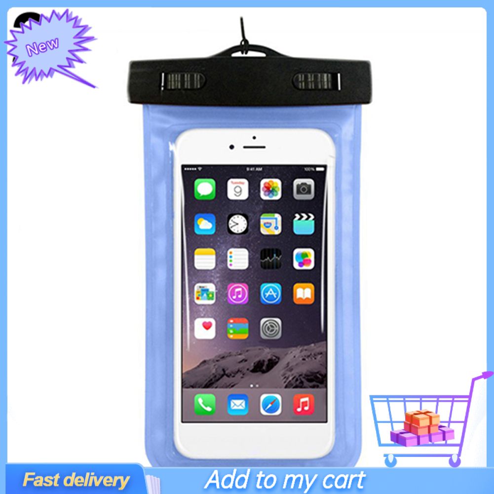 Waterproof Phone Case With Clips Drifting Swim Dive Bag Phone Accessories