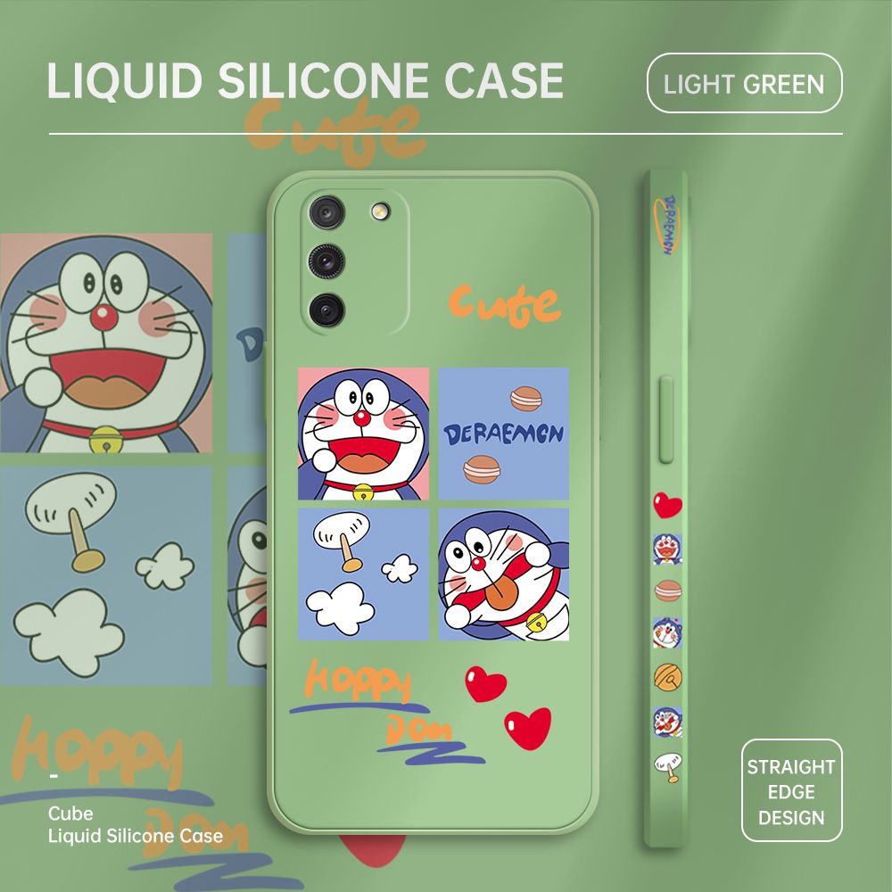 ZeroQiQi for Samsung S10 Lite Case Cartoon Cat Phone Cover Soft Full Lens Protection Case Ultra Thin Soft Liquid Silicone Phone Case