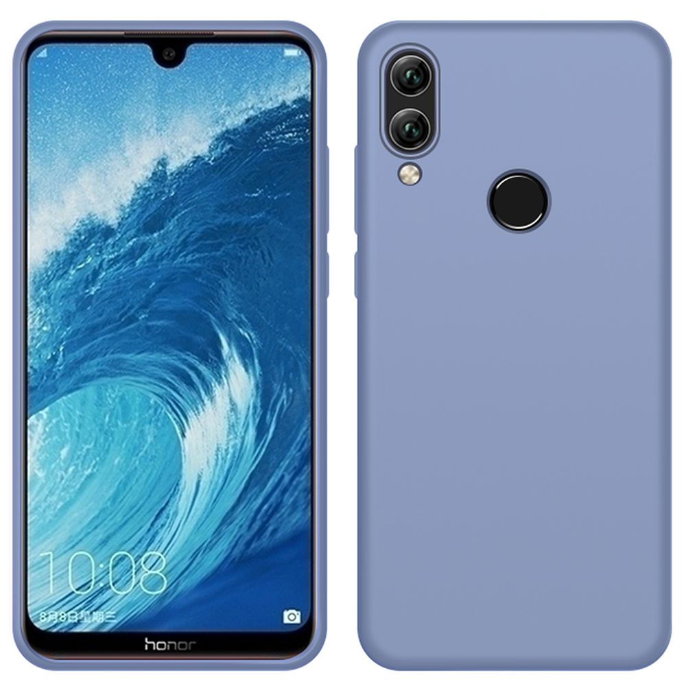 For Huawei Honor 8X Max Slim Liquid Silicone Soft Gel Rubber Shockproof Anti-Scratch Protective Case Cover