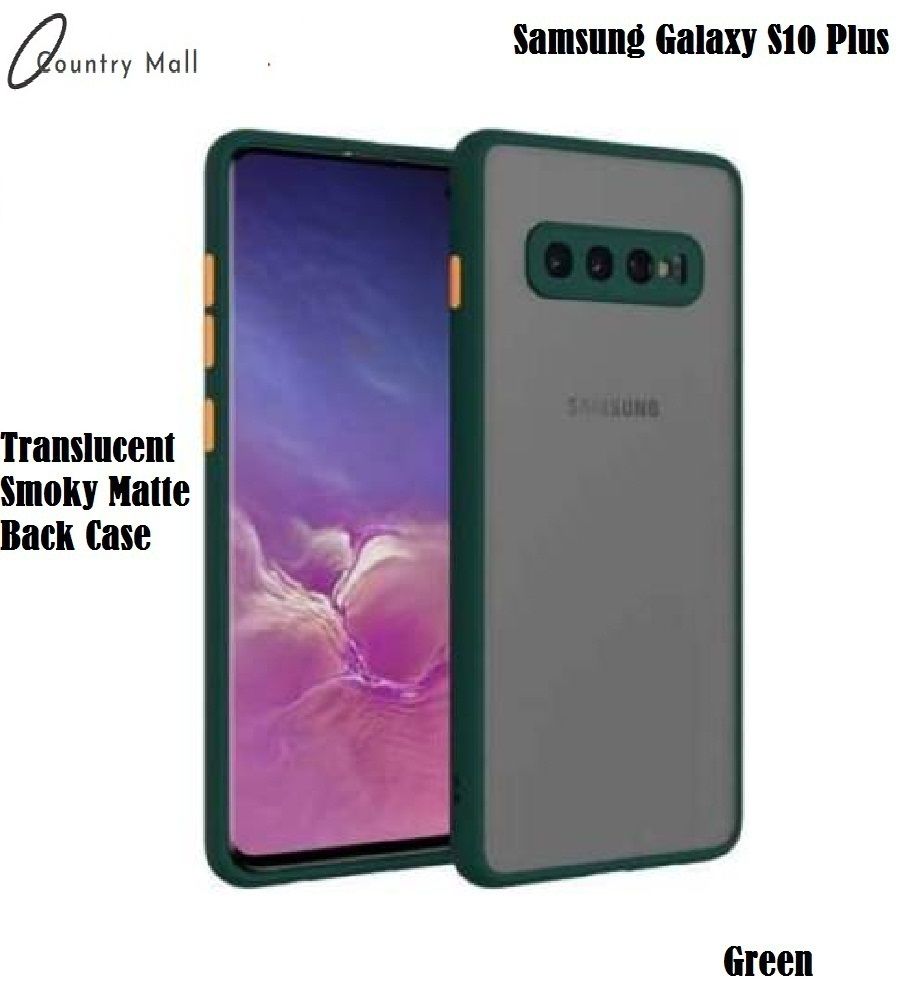 Samsung Galaxy S10 Plus Luxury Shockproof Smoky Matte Case Back Cover - Phone Back Cover