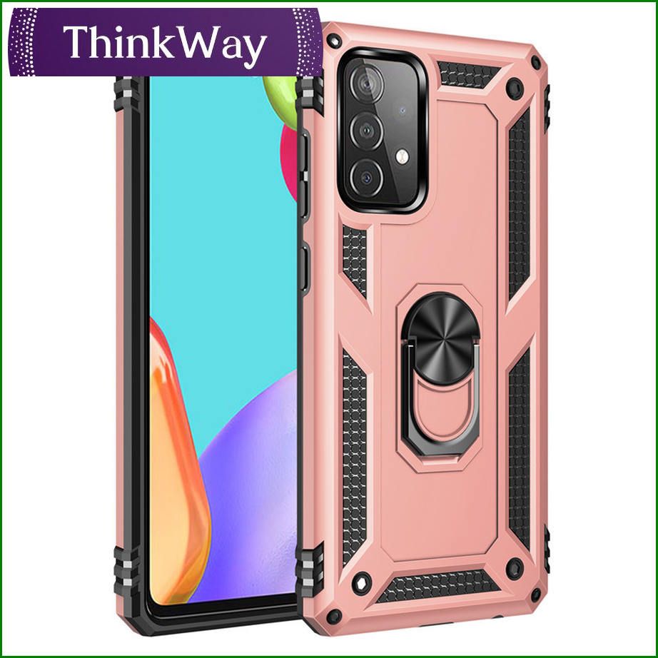 Kickstand Case [Shockproof Bumper] Rugged Heavy Duty Non-Slip Grip For Samsung A13 5G & Samsung M52 5G