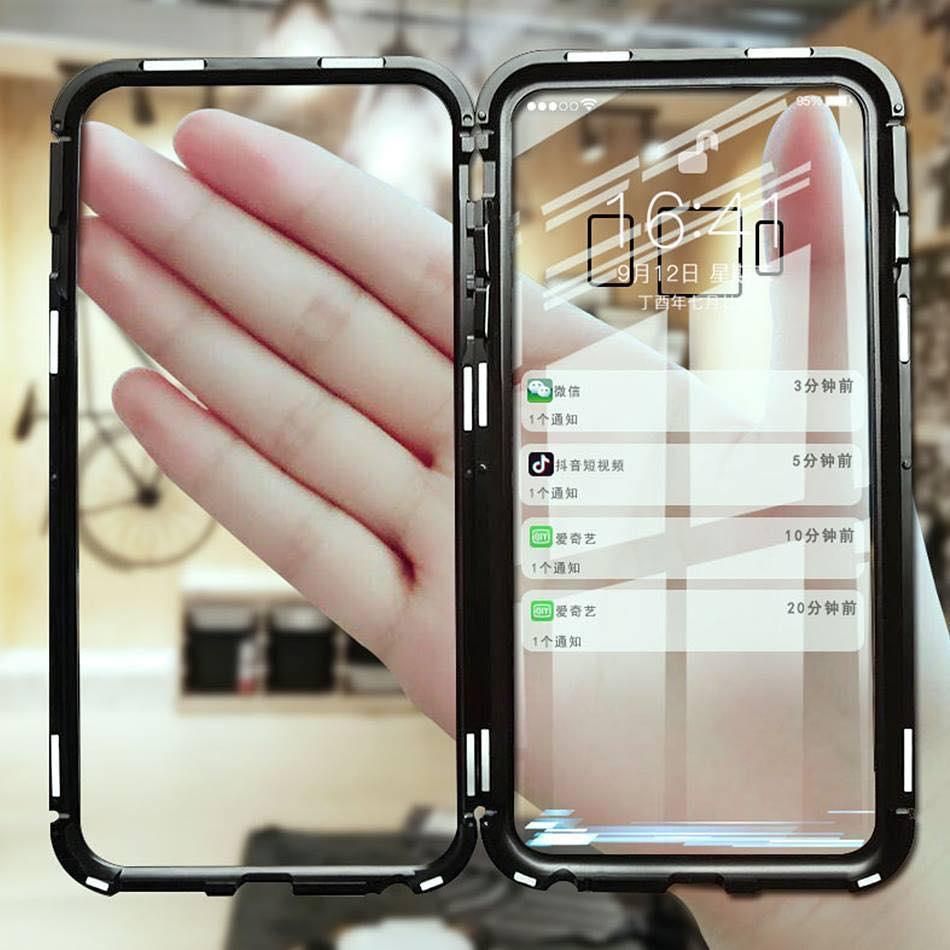 360 Metal Case For iphone X - Black