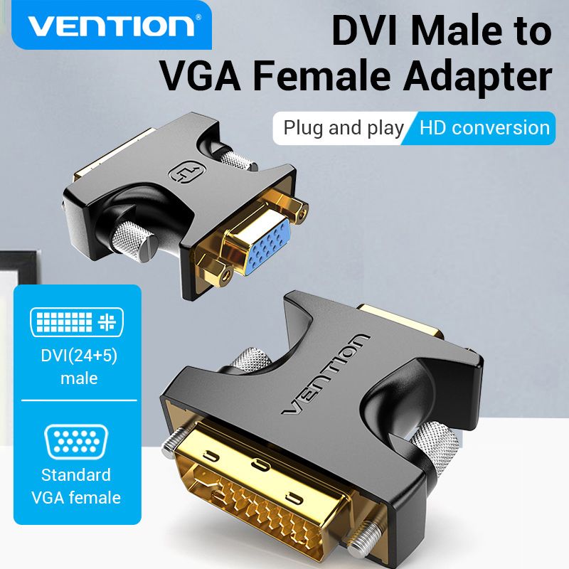 VENTION ECFB0 DVI Male to VGA Female Adapter
