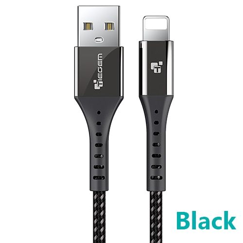 TIEGEM USB Cable For iPhone X XS MAX XR 8 7 6 5 S plus Cable Fast Charging Cable Mobile Phone Charger Cord Usb Data Cable 2M 3M
