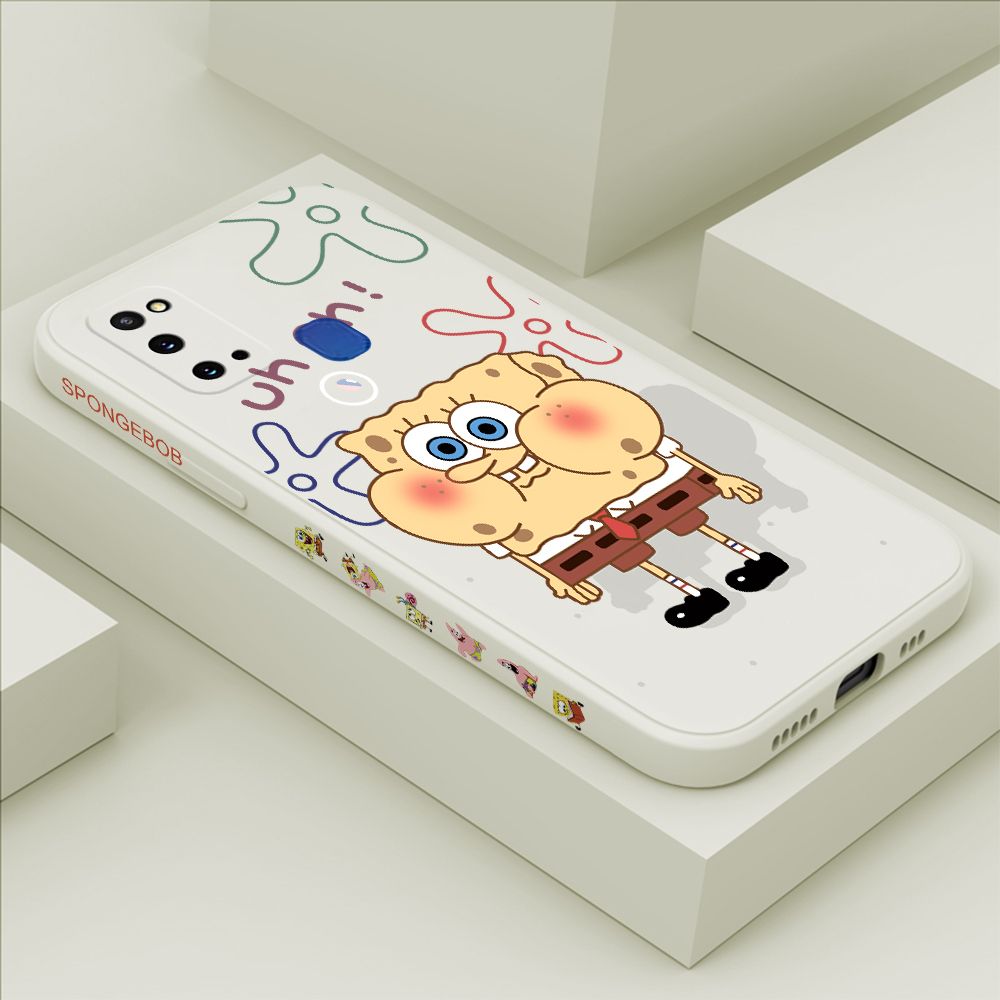ZeroQiQi for Samsung M31 Case Cartoon Anime Side Printing Cases Soft Liquid Silicone Phone Cover