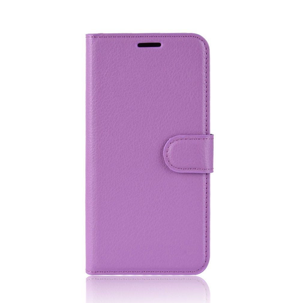 Mobile Phone Protective Case For Samsung A6 Shockproof Flip Cover Casing Purple