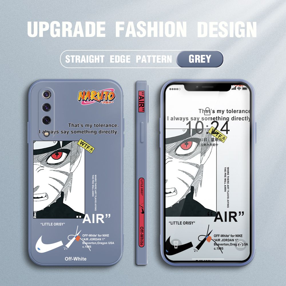 FHKL for Xiaomi 9 Back Cover Red Eye Naruto Side design Soft Case Multicolor Liquid Silicone Phone Cases