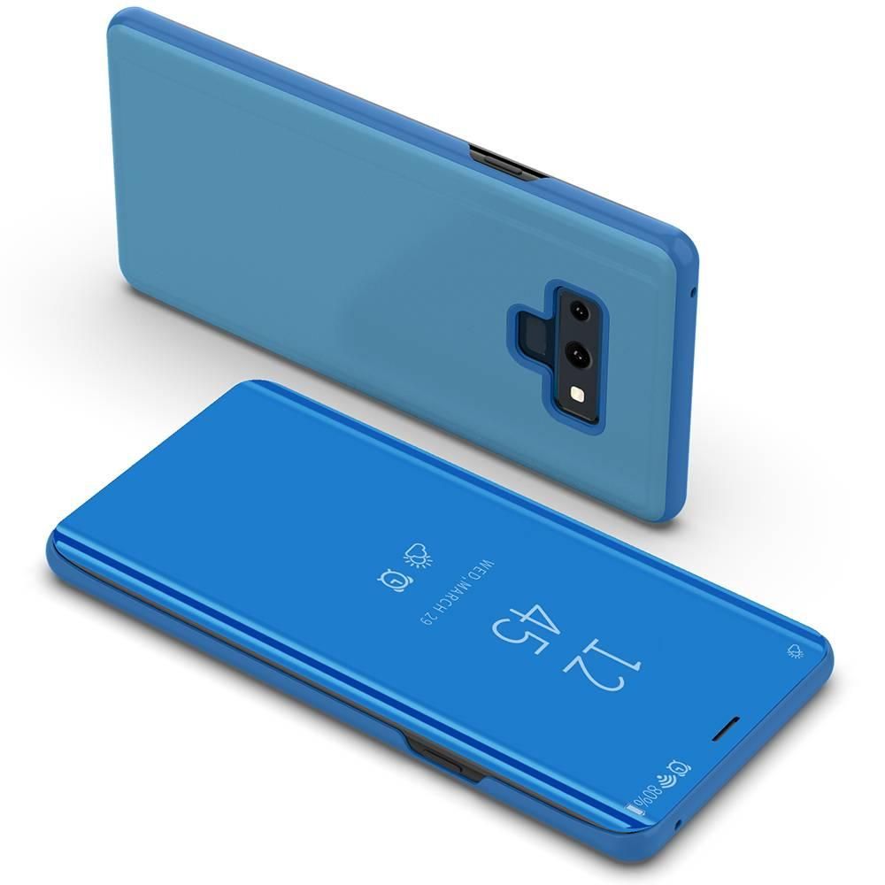 For Samsung GalaxyNote 9 Mirror Plating Hard PC -PU Leather Semi-transparent Standing View Case Cover Mirror Plating Hard PC -PU Leather Semi-transparent Standing View Case Cover