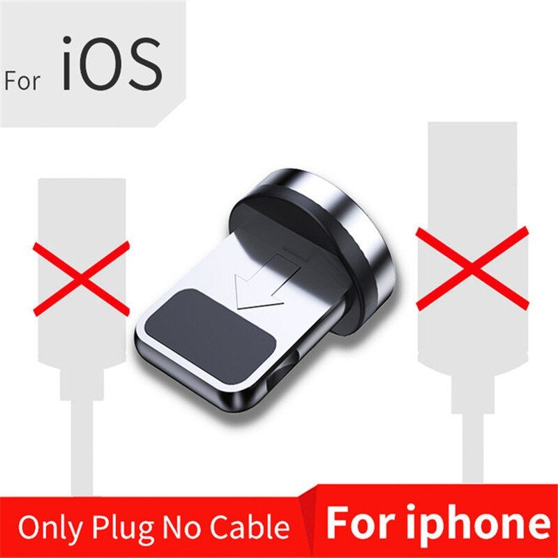 USLION Magnetic USB Charging Cable Micro Type C For iPhone 11 Pro Max Fast Magnet Mobile Phone Cord for Samsung S10 S9 S8 A50