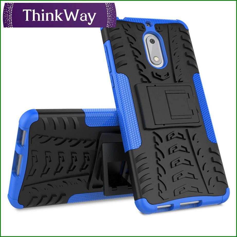 Shell Shockproof Cover Soft Shell Double Hard Shell Stand Mode For NOKIA 3 & NOKIA 5