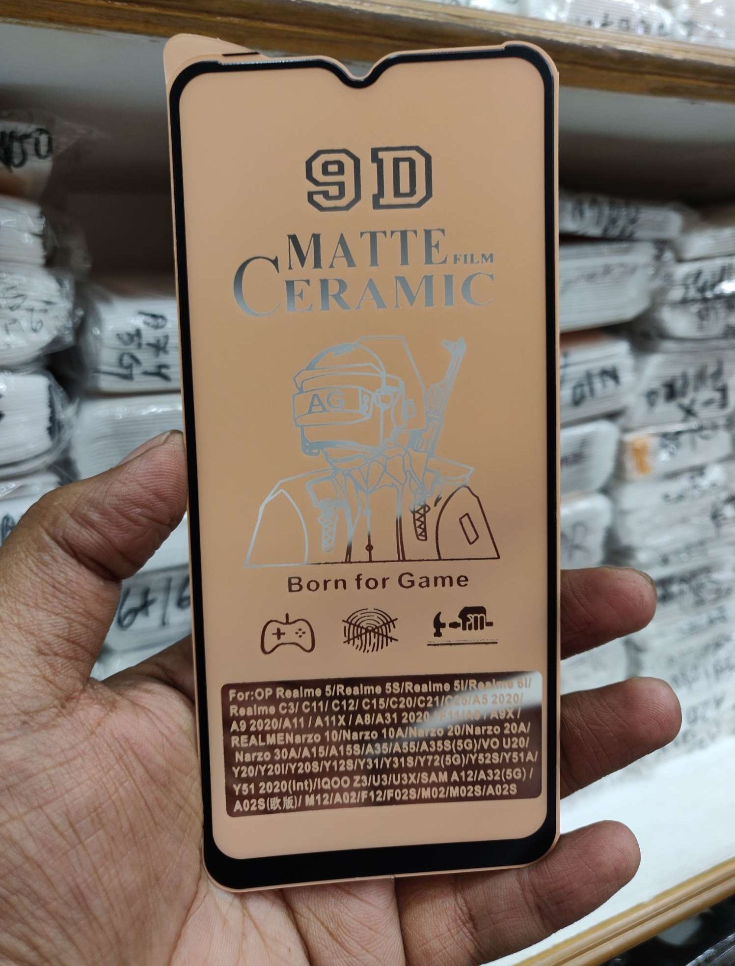Realme 5/5s/5i/6i/C3/C11/C11(2020)/C12/C15/C20/C21/C25/Narzo 10/10A/20/20A/30A  Matte Flexible  Tempered  Glass