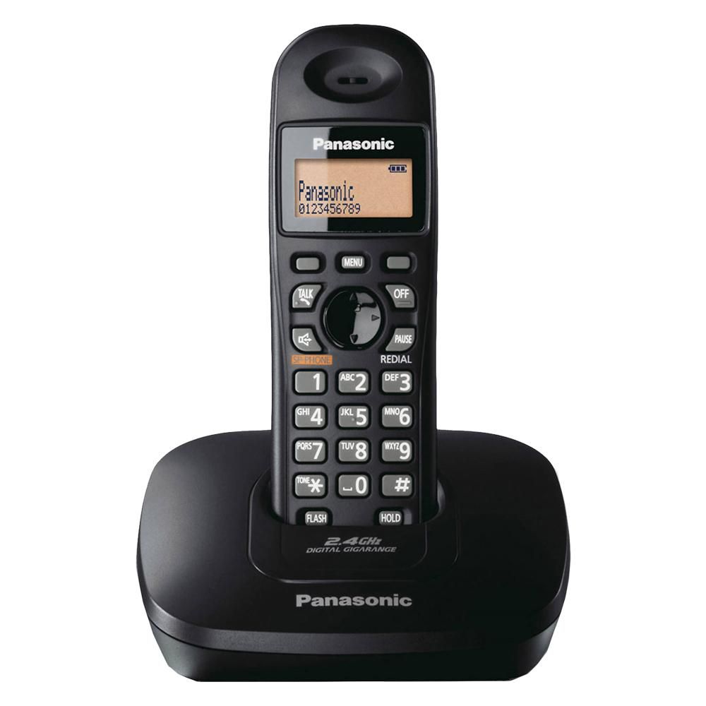 Panasonic KX-TG3611 Cordless Black Phone Set