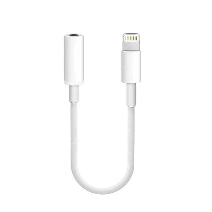 Original Headphone Converter for iPhone X - White