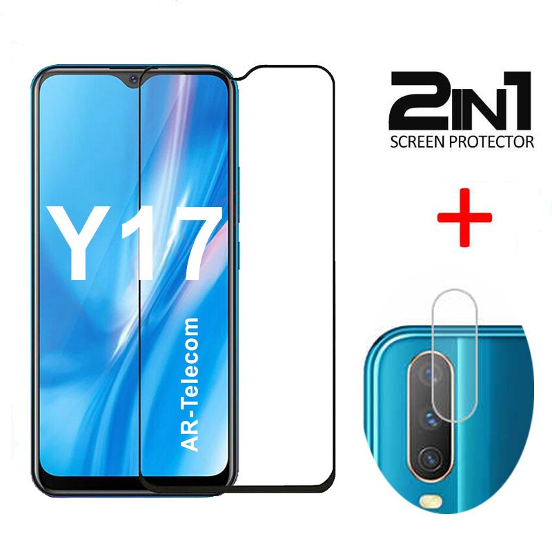 Xiaomi_mi_Rmi_note_8 pro এর জন্য 2 ইন 1 কম্বো প্যাক (প্রতিরক্ষামূলক গ্লাস স্ক্রিন প্রোটেক্টর, ক্যামেরা লেন্স প্রোটেক্টর)