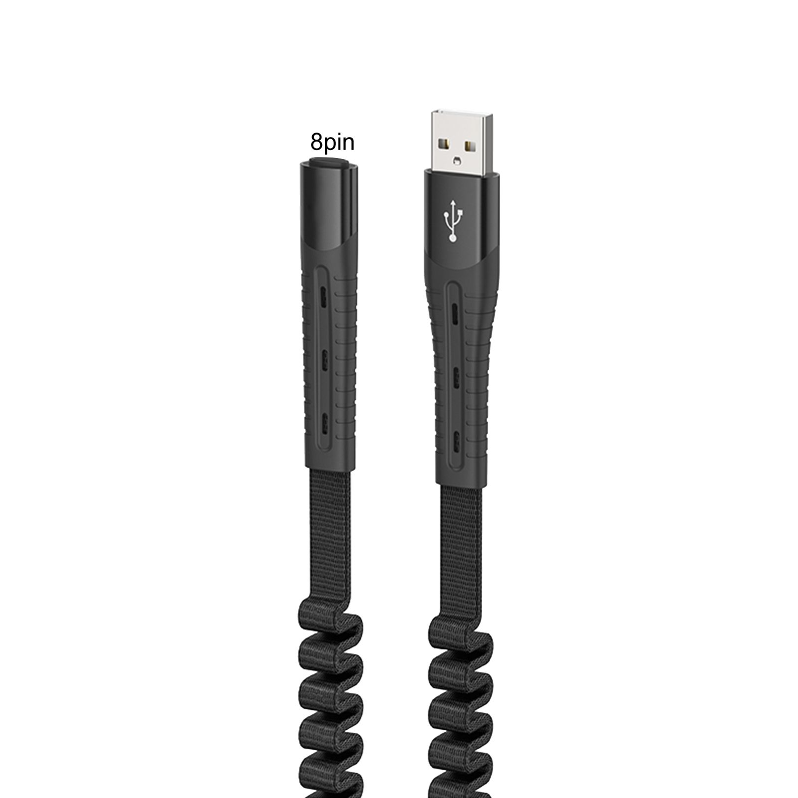 Data Cable Quick Charging 8 Pin Type-C Micro USB Nylon Charging Cable
