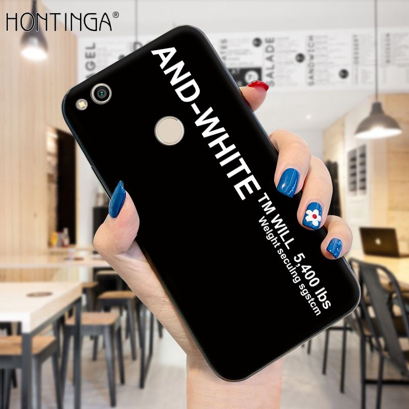 Hontinga for Redmi 4X Case Simple Generous Clean Color Girls Boys Cases Shockproof Soft Silicone TPU Phone Cover