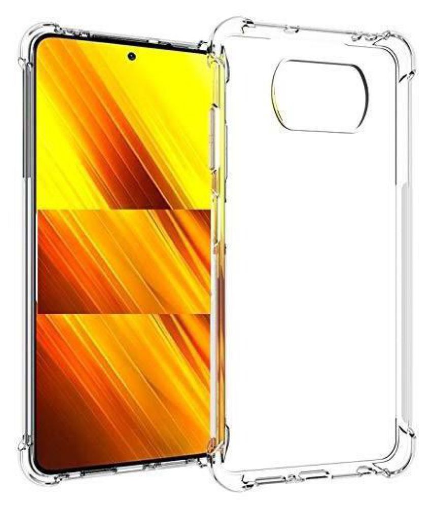TRANSPARENT BACK COVER FOR  POCO X3  / POCO X3 PRO