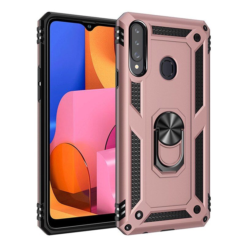For Samsung Galaxy A10 A20 A30 A40 A50 A70 A10E A20E Armor Car magnet Case For A10S A20S A30S A01 A11 A21 A31 A41 A51 A71 5G