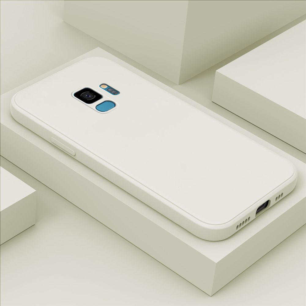 ZeroQiQi for Samsung S9 Case Simple Candy Color Back Cover Soft Liquid Silicone Protective Phone Cases