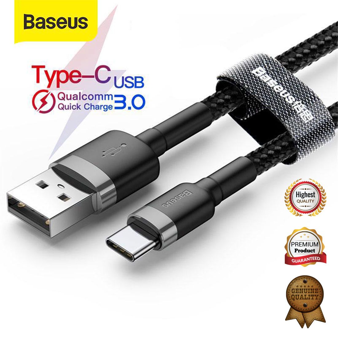 Baseus Reversible Type C usb charging cable for Android