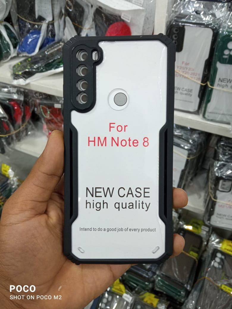 Redmii note 8 Hard Case Transparent clear Matte xundu Shockproof Slim Thin Cover Phone Case