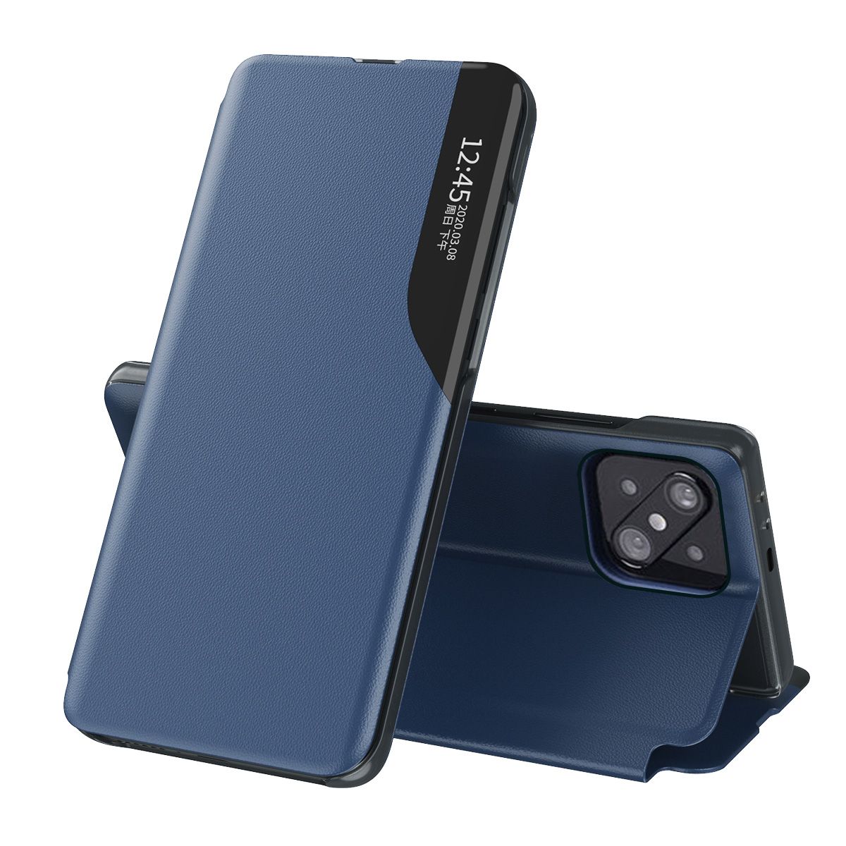 Flip Case For Xiaomi Mi 11 Phone Case Smart Window View Shockproof PU Leahter Cover