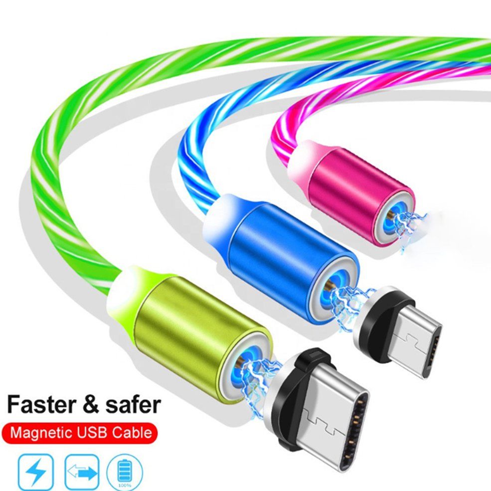 LED Marquee Glare Streamer Magnetic Multi-head Data Cable Strong Magnetic