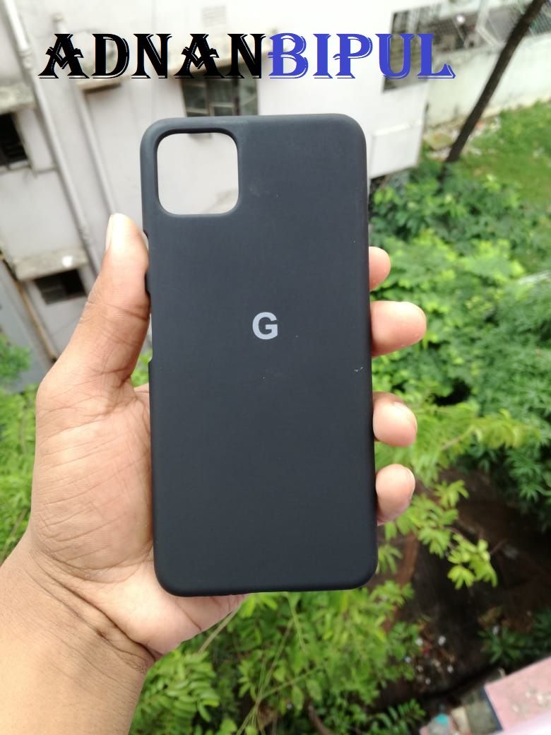 Phone Shell Cloth Leather Case Pattern Leather Case Anti Drop Cover Suitable for Google Pixel 4XL(BLACK)